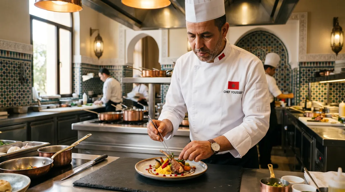 Morocco luxury hospitality chef shortage and Royal Mansour Academy Ferrandi Paris partnership